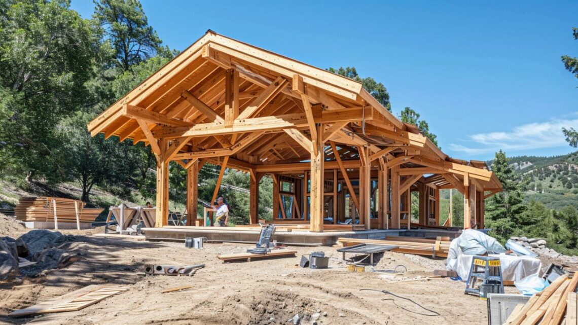 Construire une maison en bois avec le système poteau-poutre : Guide pour un habitat durable